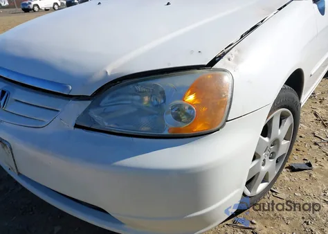 2002 Honda Civic Ex from USA, damaged, VIN 1HGES26702L011504